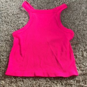 Hot pink tank